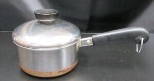 VTG Revere Ware 3/4 Qt Quart Stainless Steel Sauce Pan Pot w/ Lid